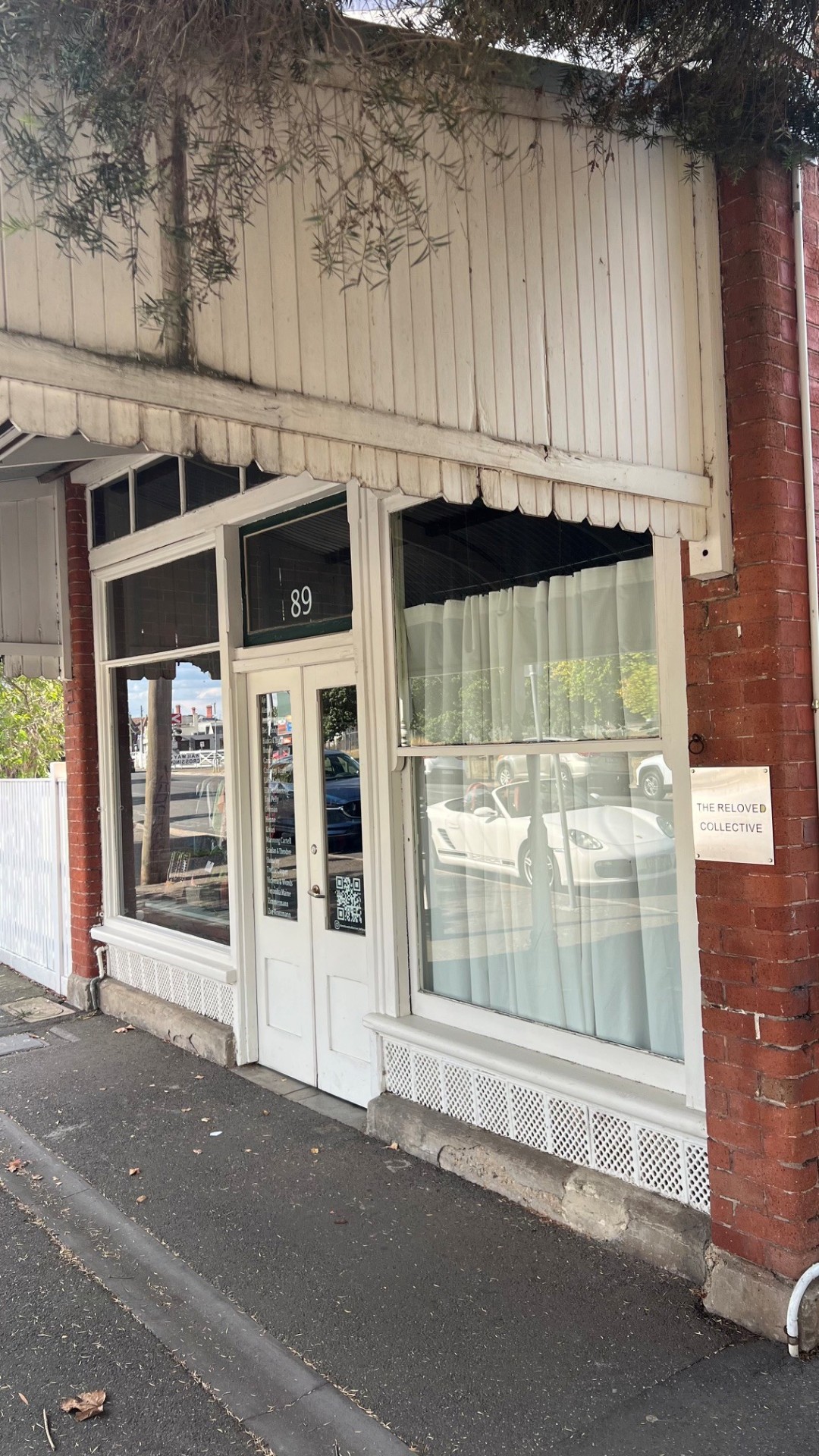 The ReLoved Collective storefront at 89 Humffray Street North, Ballarat East