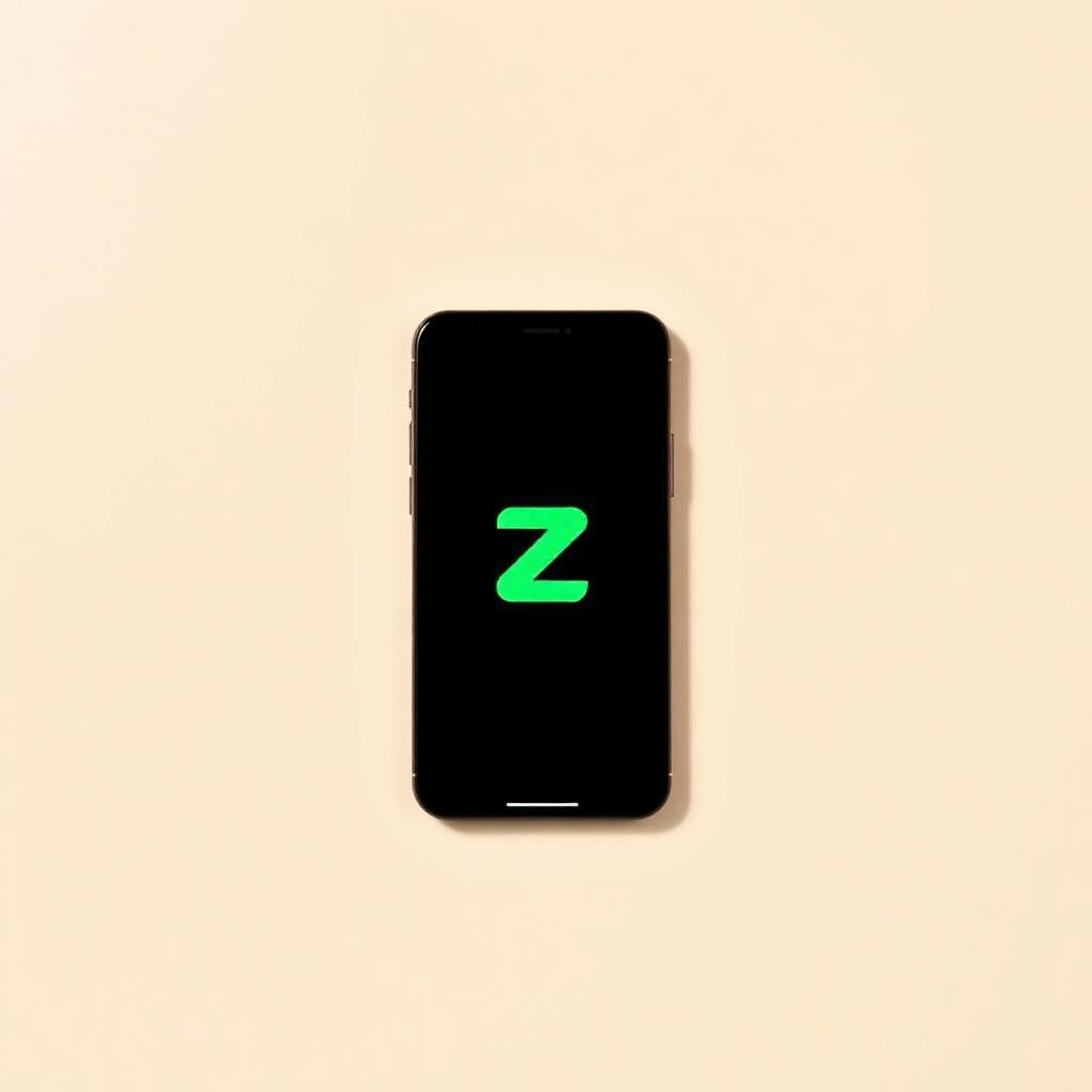 Zellr mobile app shown on a smartphone